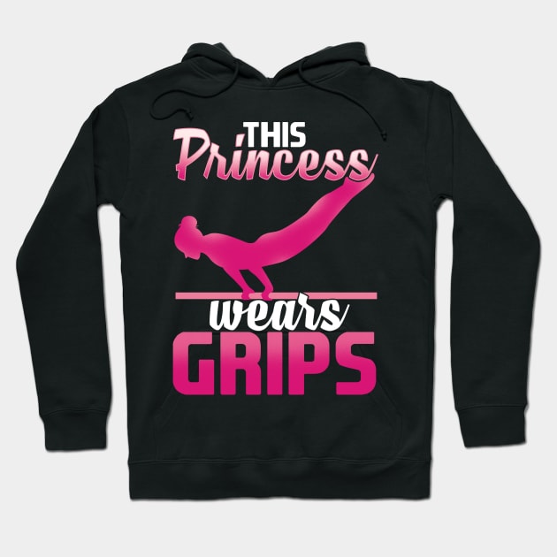 This Princess Wears Grips print Gym Workout Hoodie by biNutz